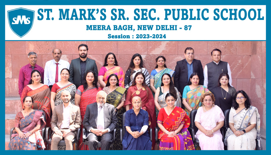 Senior Staff Members : St. Mark's Sr. Sec. Public School, Meera Bagh, Delhi