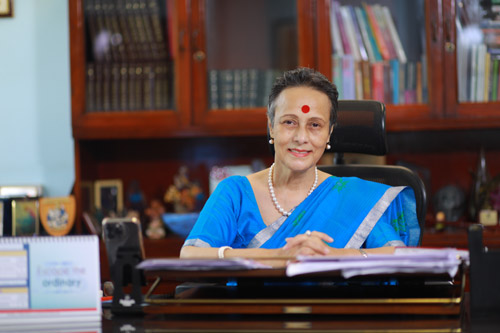 The Principal : Ms. Anjali Aggarwal - Saint Mark's Sr. Sec. Public School, Meerabagh, Delhi