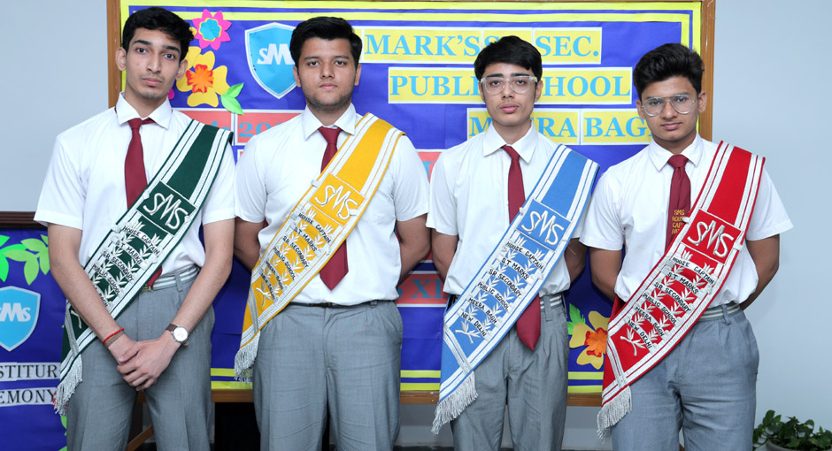 St. Mark’s Meera Bagh - Investiture Ceremony - House Captains 2024-25 : Click to Enlarge St. Mark’s Meera Bagh - Investiture Ceremony - House Captains 2024-25 : Click to Enlarge