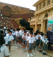 Students of St. Mark's at Kingdom of Dreams - Click to Enlarge