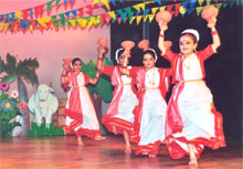 SMS Sr., Meera Bagh : Folk Dance : Class II (2012) - Click to Enlarge