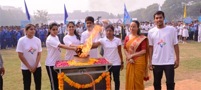 St. Mark's School, Meera Bagh organizes Synergy - An Inter School Games & Sports Fest : Click to Enlarge