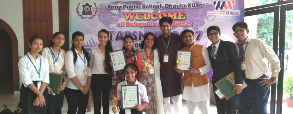 St. Mark’s School, Meera Bagh - Model United Nations hosted by Army Public School, Dhaula Kuan : Click to Enlarge