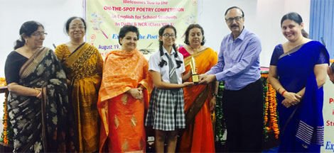 St. Mark's School, Meera Bagh - On-the-Spot Poetry Competition : Click to Enlarge