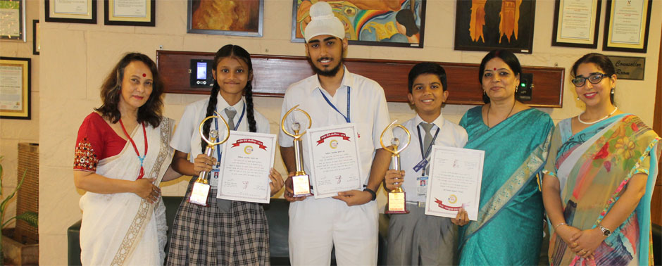 St. Mark's School, Meera Bagh - Hindi Olympiad : Click to Enlarge