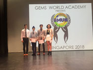 St. Mark's School, Meera Bagh - We Shine at Model United Nations in Gems World Academy, Singapore : Click to Enlarge
