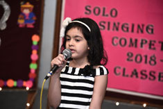 St. Mark's School, Meera Bagh - Solo Singing Competition for Classes II and III : Click to Enlarge