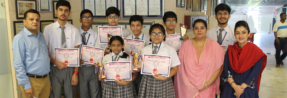 St. Mark's School, Meera Bagh - TAFS Fest : 2018 Inter School Computer Competition Army Public School, Dhaula Kuan : Click to Enlarge