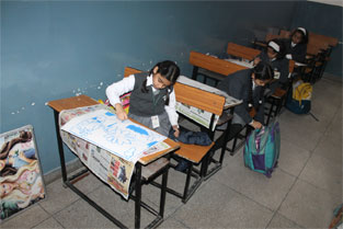 St. Mark's School, Meera Bagh - Budding Artist : Click to Enlarge