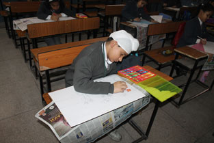 St. Mark's School, Meera Bagh - Budding Artist : Click to Enlarge