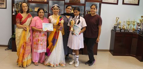 St. Mark's School, Meera Bagh - Participation in the Inter School Fest Exuberance : 2019 : Click to Enlarge