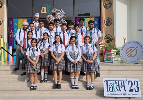 St. Mark's Sr. Sec. Public School School, Meera Bagh - Students from Classes XI and XII participated in the Interschool Commerce Fest: Heritage Commerce League organised by The Heritage School, Rohini, Delhi : Click to Enlarge