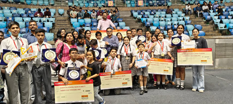 St. Mark's Sr. Sec. Public School, Meera Bagh - Our school won the prestigious Champions Trophy at Erudition Edge 2023, organized by the FIITJEE Punjabi Bagh centre in Delhi : Click to Enlarge
