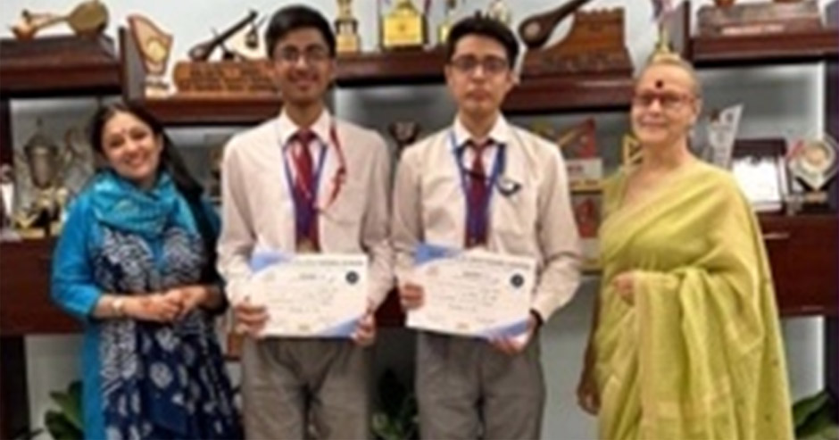 St. Mark's Sr. Sec. Public School School, Meera Bagh - Our students shine at HASH 9.0, a tech event hosted by Darbari Lal DAV Model School, Shalimar Bagh, Delhi : Click to Enlarge