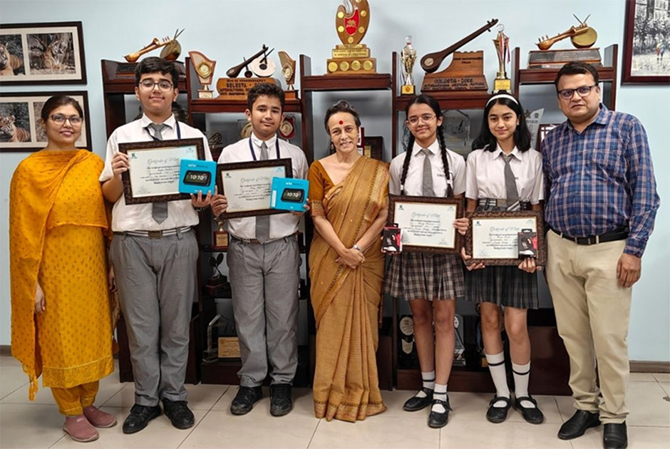 St. Mark's Sr. Sec. Public School School, Meera Bagh - KECHNOVATION, an Inter School Computer Competition : Click to Enlarge