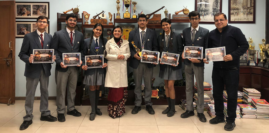 St. Mark's Sr. Sec. Public School School, Meera Bagh - Our students shine at QUANTA 2023, an international event organised by CMS, Lucknow : Click to Enlarge