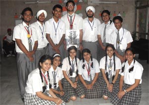 St. Mark's lifts the Championship Trophy in Lancer's Convent : Click to Enlarge