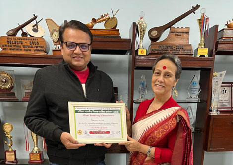 St. Mark's Sr. Sec. Public School School, Meera Bagh - Most Inspiring Educationist Award : Click to Enlarge