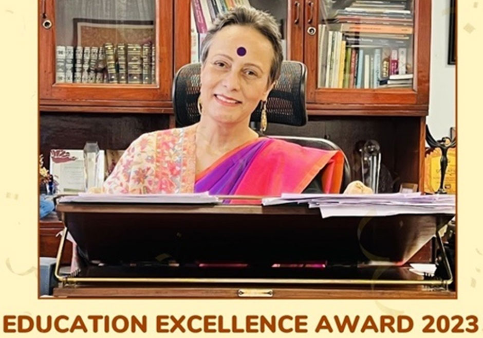 St. Mark's Sr. Sec. Public School School, Meera Bagh - Our Principal, Ms. Anjali Aggarwal, honoured with the Education Excellence Award 2023 : Click to Enlarge