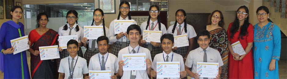Gold Star Award to St. Mark’s Meera Bagh in GVC Mini 17-18 : Click to Enlarge