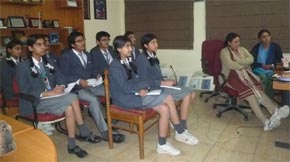 SMS Sr., Meera Bagh - Video Conference on Faith, values and community : Click to Enlarge