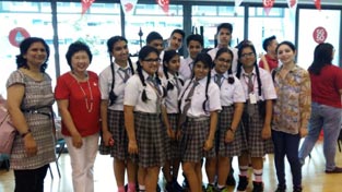 St. Mark’s School, Meera Bagh visits Millennia Institute, Singapore : Click to Enlarge