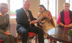 St. Mark's School, Meera Bagh - Delegation from St. Mark's School visits Slovenia : Click to Enlarge