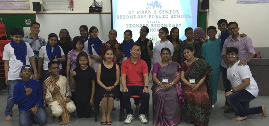 St. Mark's School, Meera Bagh - Cultural Exchange Programme with Singapore : Click to Enlarge