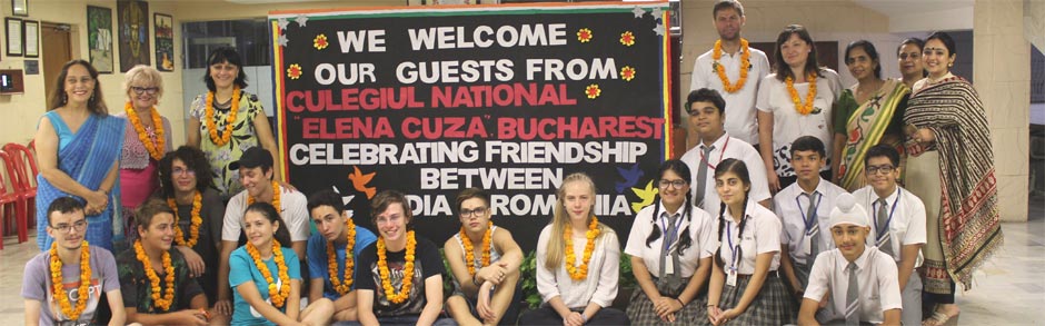 St. Mark’s School, Meera Bagh - Student Exchange Programme with Romania : Click to Enlarge
