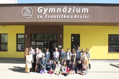 St. Mark’s School, Meera Bagh visits Gymnazium sv. Frantiska z Assisi, Zilina, Slovakia : Click to Enlarge