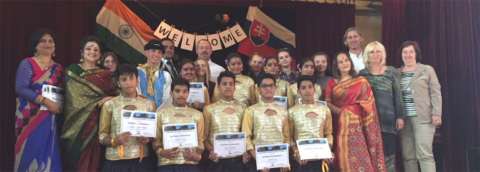 St. Mark's School, Meera Bagh - Cultural Exchange Programme : Slovakia : Click to Enlarge