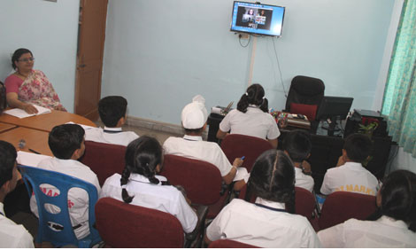 St. Mark's School, Meera Bagh - Generation Global Video Conference : Click to Enlarge