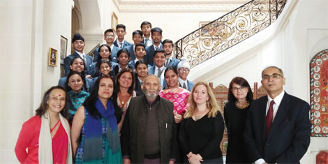 St. Mark's School, Meera Bagh - Global Exchange Program with France : Click to Enlarge