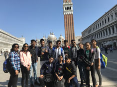 St. Mark's School, Meera Bagh on an Exchange Program in Italy : Click to Enlarge