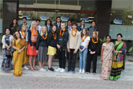 Delegation from Nyborg Denmark visits St. Mark's School, Meera Bagh : Click to Enlarge