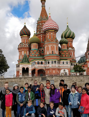 St. Mark's School, Meera Bagh - Our School Delegation Visits Russia : Click to Enlarge