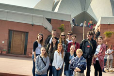 St. Mark's School, Meera Bagh - We Host our friends from Gimnazija Ptuj, Slovenia : Click to Enlarge