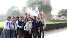 St. Mark&rsquo;s Sr. Sec. Public School hosts a delegation from Millennia Institute, Singapore : Click to Enlarge