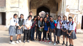 St. Mark&rsquo;s Sr. Sec. Public School hosts a delegation from Millennia Institute, Singapore : Click to Enlarge