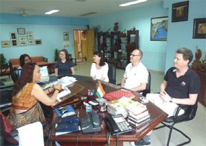 St. Mark’s School, Meera Bagh hosts delegates from Iceland and Sweden : Click to Enlarge