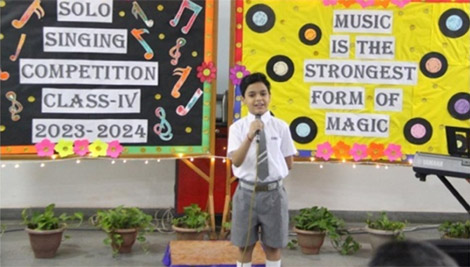 St. Mark’s Sr. Sec. Public School, Meera Bagh - Umang 2023, the Solo Singing Competition : Click to Enlarge