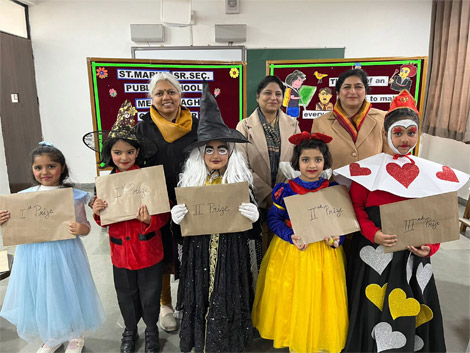 St Marks Sr Sec Public School Meera Bagh - From Page to Stage Character Dramatization: An Inter-Class Competition for students of Class I : Click to Enlarge