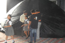 Orange Platenarium at St. Mark's Meera Bagh : Click to Enlarge