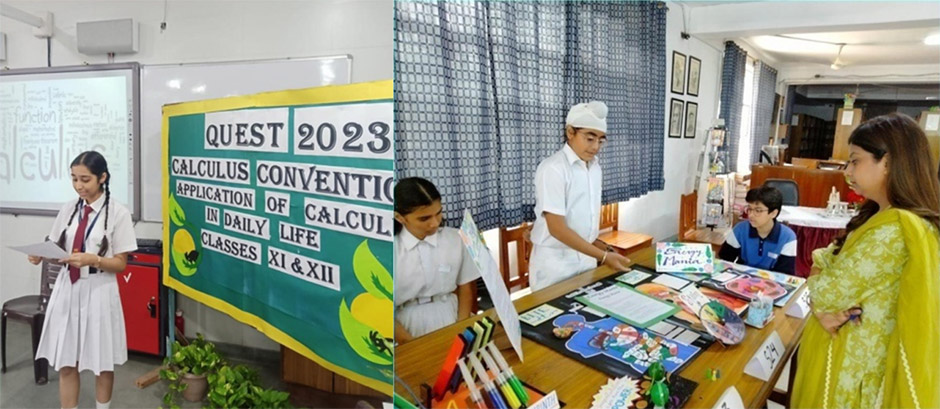 St. Mark's Sr. School, Meera Bagh : An Array of Activities at Quest 2023 - Click to Enlarge