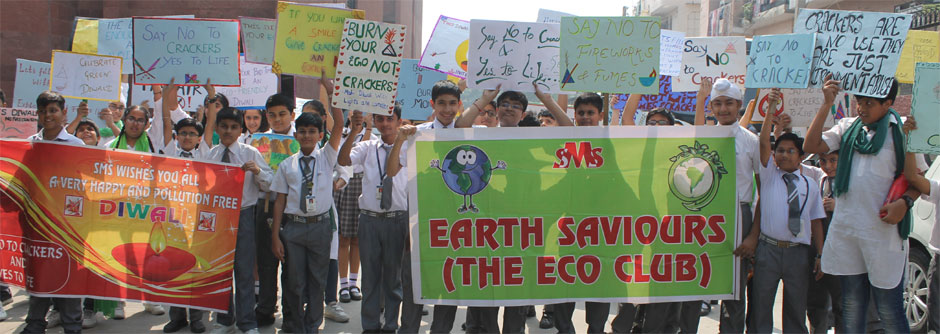 St. Mark's School, Meera Bagh - Diwali Celebrations : Earth Saviours Eco Club : Click to Enlarge
