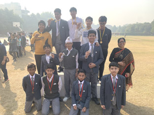 SMS, Meera Bagh - Annual Inter-House Sports Meet (Seniors) - Badmintion : Click to Enlarge