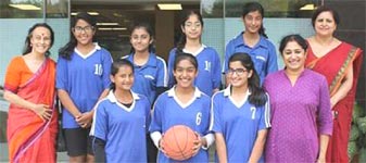 St. Mark’s Sr. Sec. Public School, Meera Bagh - Crossing Hatricks in Basketball Zonal Championship : Click to Enlarge