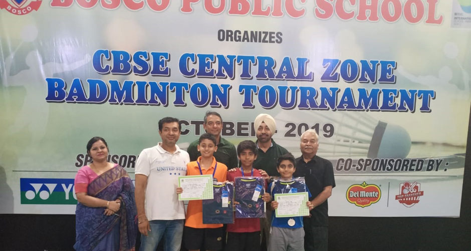 St. Marks School, Meera Bagh - C.B.S.E. Central Zone Badminton Tournament : Click to Enlarge