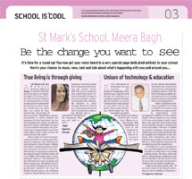St. Mark's School, Meera Bagh, Delhi - Media Coverage