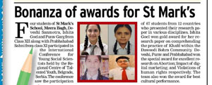 St. Mark's School, Meera Bagh, Delhi - Media Coverage